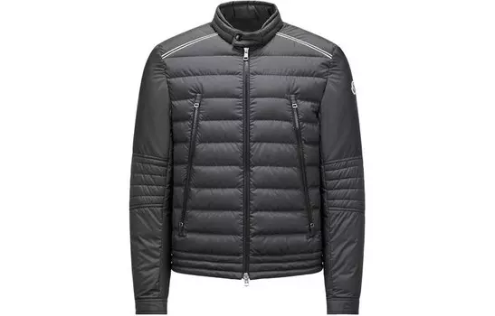 SS24 Пуховик мужской черный Moncler