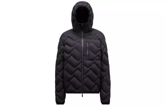 SS24 Пуховик мужской черный Moncler