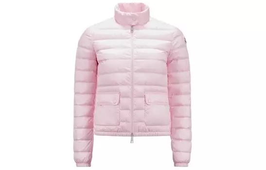 SS24 Пуховик женский розовый Moncler, розовый