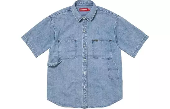 SS24 Рубашка унисекс Supreme, черный