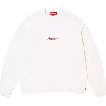 SS24 Свитер унисекс Supreme, черный