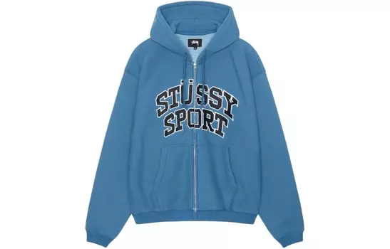 SS24 Толстовка унисекс Stussy, черный