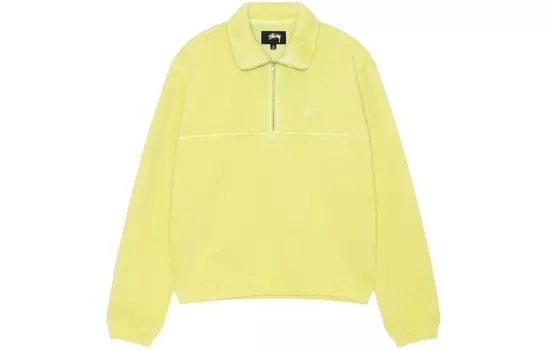 SS24 Толстовка унисекс Stussy, желтый