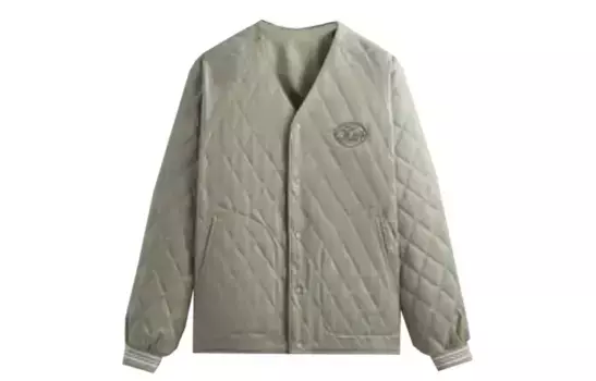 SS24 Весенняя поставка II серии стеганая куртка мужская зеленый Kith