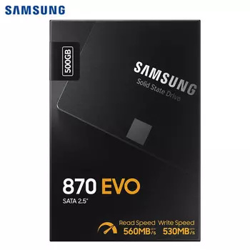 SSD-накопитель Samsung 870 EVO 500GB (MZ-77E500B)
