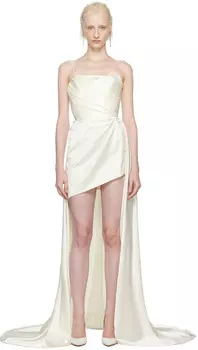 SSENSE эксклюзивное белое мини-платье Nova Venus и комплект Terra Train Vivienne Westwood