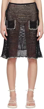 SSENSE Exclusive Black Pasir Cover Up Akoia