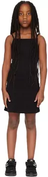 SSENSE Exclusive Kids Черное платье-майка LaPointe для детей Gil Rodriguez