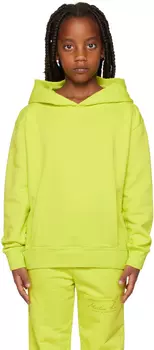 SSENSE Exclusive Kids Green Hoodie Martine Rose
