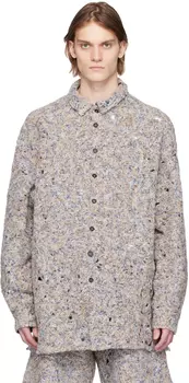 SSENSE Эксклюзивная Бежевая Рубашка VITELLI