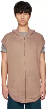 SSENSE Эксклюзивная розовая толстовка с капюшоном khanh brice nguyen