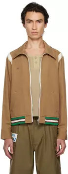SSENSE Эксклюзивная светло-коричневая куртка Santori Kijun