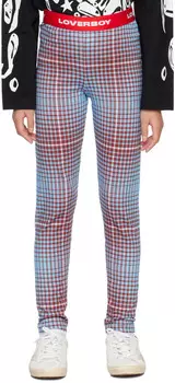 SSENSE Эксклюзивные детские синие леггинсы Charles Jeffrey Loverboy