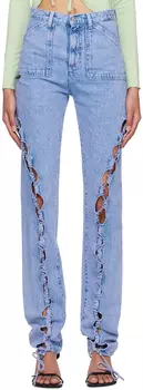 SSENSE Эксклюзивные фиолетовые джинсы AVAVAV