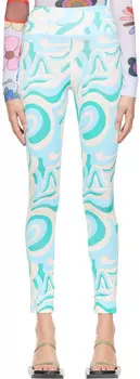 SSENSE Эксклюзивные леггинсы White Desert Road FENSI