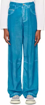 SSENSE Эксклюзивные синие брюки Titan Eytys