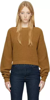 SSENSE Эксклюзивный коричневый свитер с регланами Quira