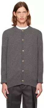 SSENSE Эксклюзивный серый свитер с шарфом T/SEHNE