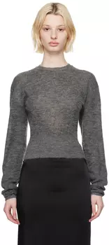 SSENSE Work Capsule — Серый свитер Endora 16Arlington
