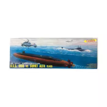 США Огайо против советского Альфа-класса, Dragon Models - Modern Sea Power Series (1:700)