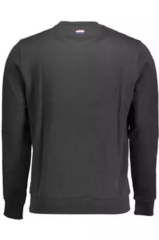 США ПОЛО ASSN. Элегантная мужская хлопковая толстовка с длинными рукавами U.S. Polo Assn., черный