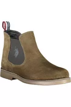 США ПОЛО ASSN. Шикарные ботильоны с логотипом, зеленый