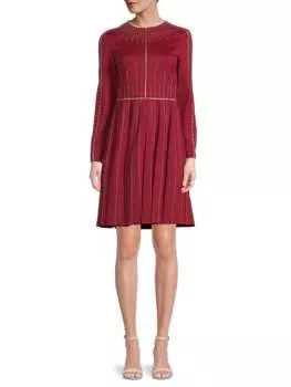 Сшитое платье трапециевидной формы Valentino Red