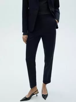 Сшитые на заказ брюки для бореалов Mango, темно-синий