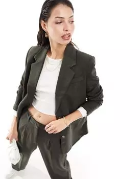 Сшитый на заказ блейзер цвета хаки Vero Moda - часть комплекта
