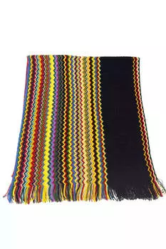 ssoni Шерстяной Мужской Шарф Missoni, мультиколор