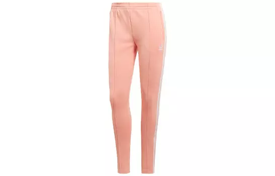 SST Knit Sweatpants женские серые/розовые Adidas Originals