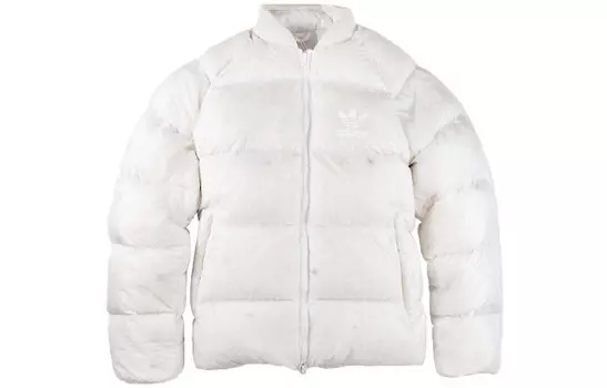 SST Пуховик женский белый Adidas Originals, белый