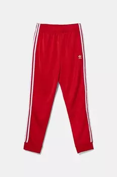 SST СПОРТИВНЫЕ БРЮКИ детские спортивные штаны adidas Originals, красный