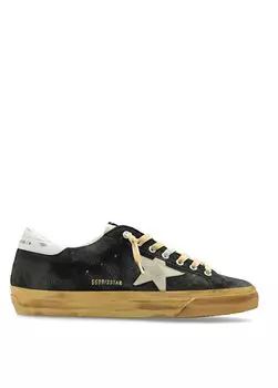 Sstar зеленые мужские кожаные кроссовки Golden Goose, белый