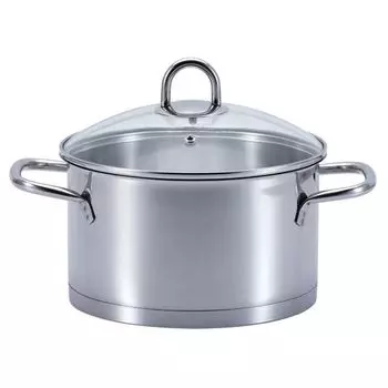 SSW Kitchen Q Profi Star Кастрюля с крышкой, нержавеющая сталь, 16 см, 1,9 л SSW Berlin