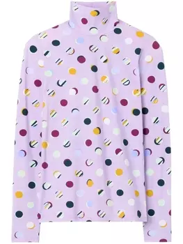 St. John футболка Nuda в горох, фиолетовый