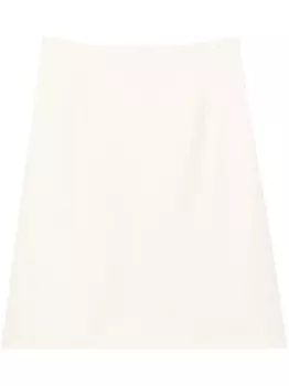 St. John твидовая юбка, белый
