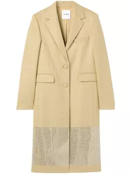 St. John твиловый пиджак с эффектом металлик, нейтральный цвет