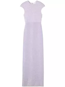 St. John вечернее платье с пайетками, фиолетовый