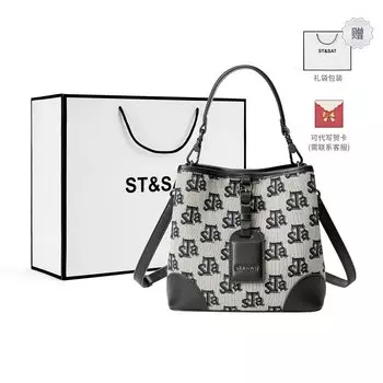 St&Sat ST & SAT Saturday Женская сумка через плечо, Черный - 286