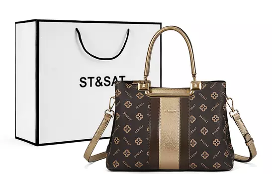 St&Sat Женская сумка ST & SAT Saturday, Коричневый - 10002