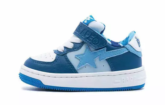 STA Kids Скейтбординг Обувь PS A Bathing Ape, синий