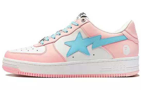 STA Стильные женские кроссовки для скейтбординга с низким верхом Powder A Bathing Ape