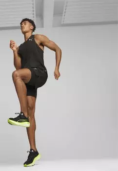Стабилизирующие кроссовки Foreverrun Nitro Lauf Puma, цвет black lime pow mineral gray