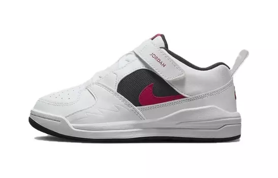 Stadium 90 Kids" Повседневная обувь для дошкольников Jordan, белый/черный/красный