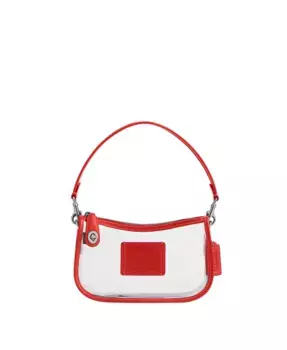 Стадиум мини свингер сумка через плечо COACH, красный