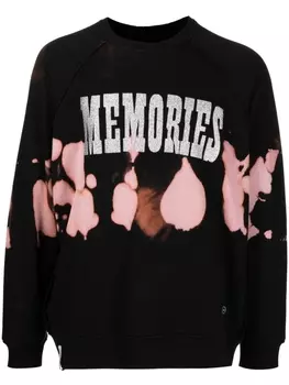 Stain Shade толстовка из коллаборации с Hiroshi Fujiwara, черный