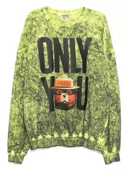 Stain Shade толстовка с графичным принтом, зеленый