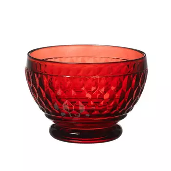 Стакан Boston Colored Bowl красный 0,43 л Villeroy & Boch, красный/прозрачный
