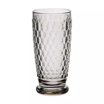 Стакан Boston Colored Long Drink/пивная кружка стекло дымчатый 0,40 л Villeroy & Boch, серый/прозрачный